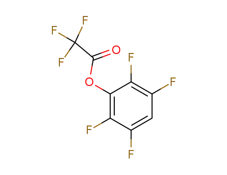 Molecular Structure of 142685-25-4 (2,3,5,6-TETRAFLUOROPHENYL TRIFLUOROACETATE)