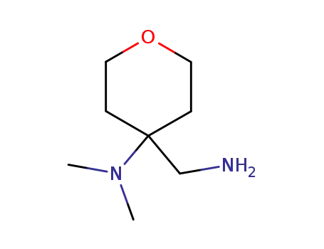 4-(aminomethyl)-N,N-dimethyltetrahydro-2H-pyran-4-amine