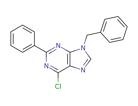 9H-Purine, 6-chloro-2-phenyl-9-(phenylmethyl)-