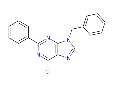 9H-Purine, 6-chloro-2-phenyl-9-(phenylmethyl)-
