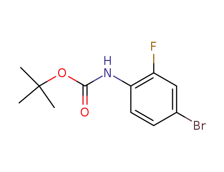 Carbamic acid, (4-bromo-2-fluorophenyl)-, 1,1-dimethylethyl ester