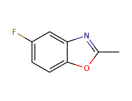 Molecular Structure of 701-16-6 (5-FLUORO-2-METHYLBENZOXAZOLE)