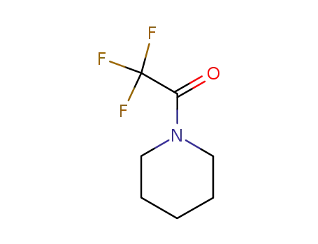 Molecular Structure of 340-07-8 (1-TRIFLUOROACETYL PIPERIDINE)