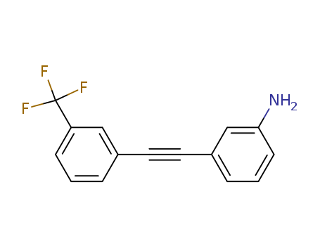 Benzenamine, 3-[[3-(trifluoromethyl)phenyl]ethynyl]-
