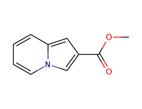 Molecular Structure of 16959-62-9 (Indolizine-2-carboxylic acid methyl ester)