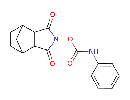 Molecular Structure of 60506-39-0 (4,7-Methano-1H-isoindole-1,3(2H)-dione,
3a,4,7,7a-tetrahydro-2-[[(phenylamino)carbonyl]oxy]-)