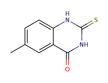 Molecular Structure of 49681-94-9 (6-methyl-2-thioxo-2,3-dihydroquinazolin-4(1H)-one)