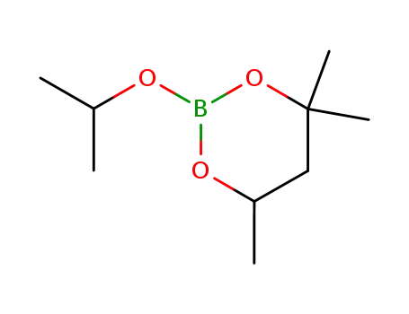 Molecular Structure of 61676-61-7 (2-ISOPROPOXY-4,4,6-TRIMETHYL-[1,3,2]DIOXABORINANE)