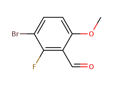 3-Bromo-2-fluoro-6-methoxybenzaldehyde cas no. 1160653-94-0 98%