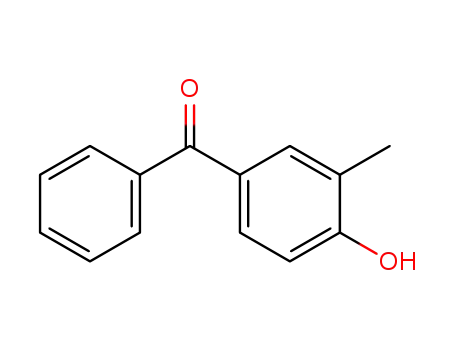 Molecular Structure of 5326-42-1 (4-HYDROXY-3-METHYLBENZOPHENONE�)