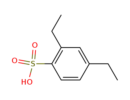 Molecular Structure of 63877-58-7 (2,4-diethylbenzenesulphonic acid)