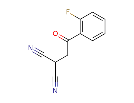 Molecular Structure of 312307-38-3 (2-[2-(2-Fluorophenyl)-2-oxoethyl]propanedinitrile)