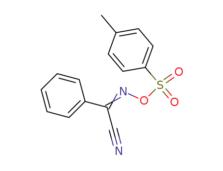 Molecular Structure of 17512-88-8 (({[(4-methylphenyl)sulfonyl]oxy}imino)(phenyl)acetonitrile)