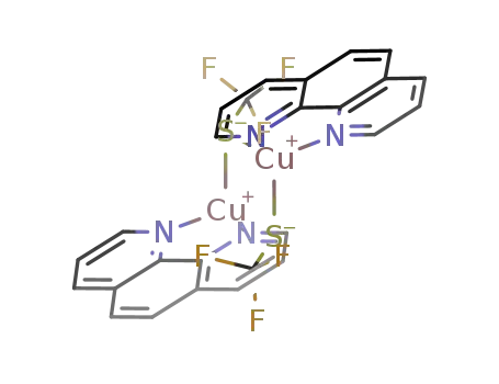 Molecular Structure of 1450666-00-8 ([{(phen)Cu(SCF3)}2])