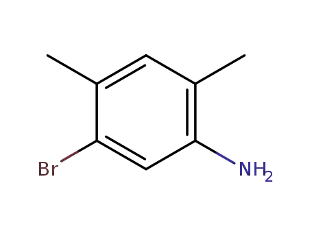 Molecular Structure of 69383-60-4 (5-bromo-2,4-dimethylphenylamine)