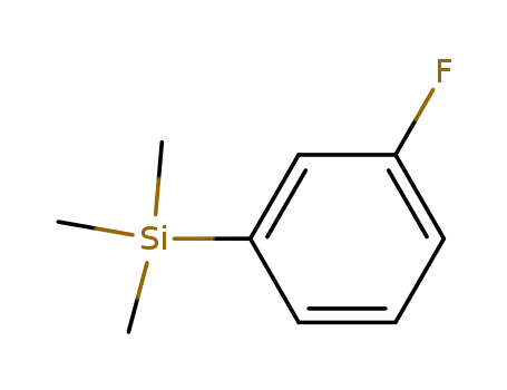 Molecular Structure of 7217-41-6 (Silane, (3-fluorophenyl)trimethyl-)