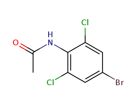 Molecular Structure of 13953-09-8 (N-(4-BROMO-2,6-DICHLOROPHENYL)ACETAMIDE)