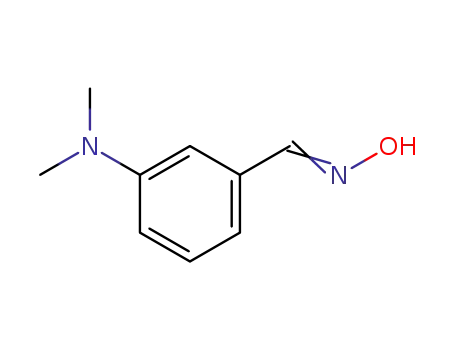 Molecular Structure of 57678-41-8 (Benzaldehyde, 3-(dimethylamino)-, oxime)