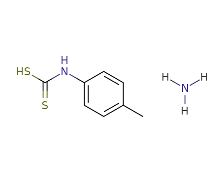 Carbamodithioic acid,N-(4-methylphenyl)-, ammonium salt (1:1) cas  13036-91-4