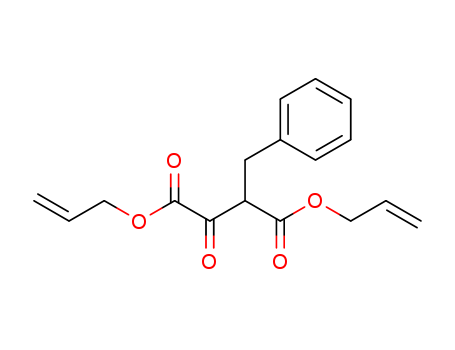 Molecular Structure of 125582-89-0 (Butanedioic acid, oxo(phenylmethyl)-, di-2-propenyl ester)