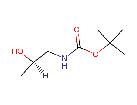 Molecular Structure of 119768-44-4 (N-BOC-(R)-1-AMINO-2-PROPANOL)