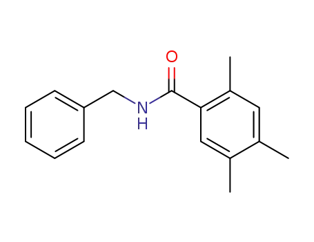 Molecular Structure of 94820-32-3 (Benzamide, 2,4,5-trimethyl-N-(phenylmethyl)-)