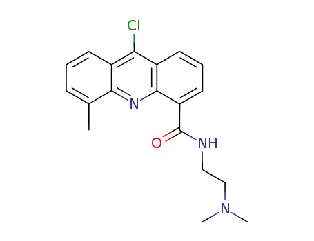 Molecular Structure of 253277-91-7 (4-Acridinecarboxamide, 9-chloro-N-[2-(dimethylamino)ethyl]-5-methyl-)