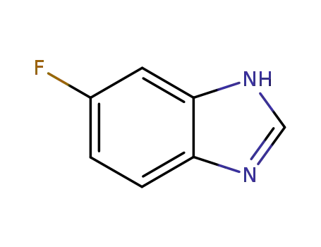 Molecular Structure of 1977-72-6 (5-FLUORO-1H-BENZIMIDAZOLE)