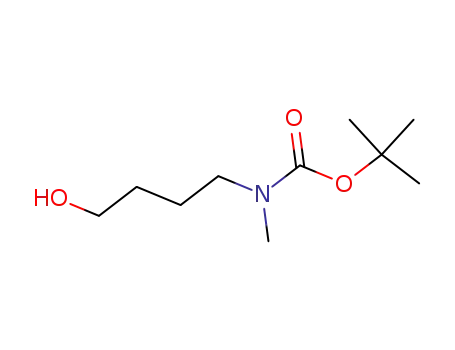 Molecular Structure of 99207-32-6 (TERT-BUTYL 4-HYDROXYBUTYLMETHYLCARBAMATE)
