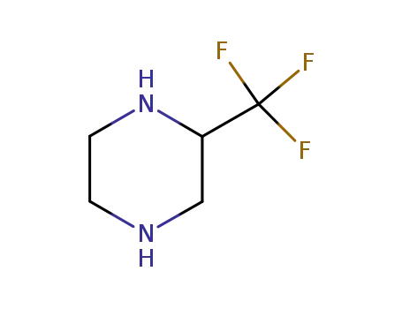 Molecular Structure of 131922-05-9 (Piperazine, 2-(trifluoromethyl)- (9CI))