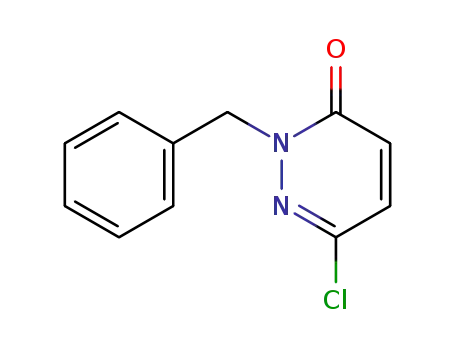 Molecular Structure of 50500-58-8 (2-Benzyl-6-chloro-2H-pyridazin-3-one)