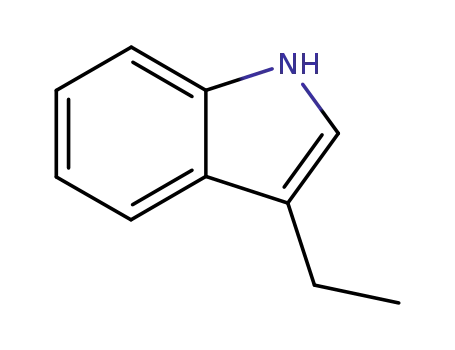 Molecular Structure of 1484-19-1 (3-Ethylindole)