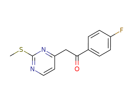 1-(4-Fluorophenyl)-2-[2-(methylsulfanyl)pyrimidin-4-yl]ethan-1-one