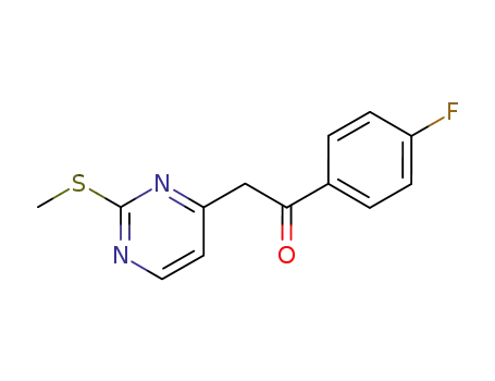 1-(4-Fluorophenyl)-2-[2-(methylsulfanyl)pyrimidin-4-yl]ethan-1-one