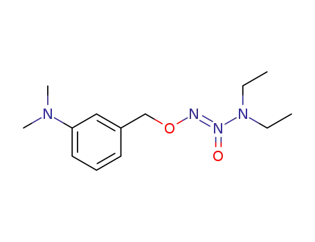 Molecular Structure of 462100-90-9 (Benzenamine,
3-[[(3,3-diethyl-2-oxido-1-triazenyl)oxy]methyl]-N,N-dimethyl-)