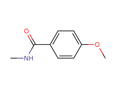 Molecular Structure of 3400-22-4 (4-METHOXY-N-METHYLBENZAMIDE)