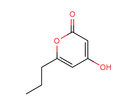 Molecular Structure of 18742-94-4 (4-HYDROXY-6-PROPYL-PYRAN-2-ONE)
