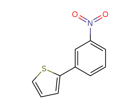 Molecular Structure of 38178-61-9 (Thiophene, 2-(3-nitrophenyl)-)