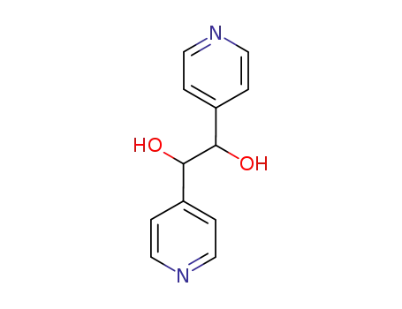 Molecular Structure of 5486-06-6 ((R*,R*)-(±)-1,2-dipyridin-4-ylethane-1,2-diol)