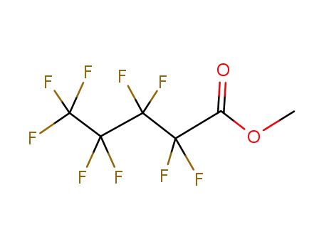 Molecular Structure of 13038-26-1 (METHYL NONAFLUOROVALERATE)