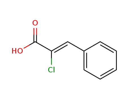 2-Propenoic acid, 2-chloro-3-phenyl-, (Z)-
