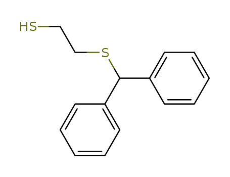Molecular Structure of 26926-48-7 (2-[(diphenylmethyl)sulfanyl]ethanethiol)