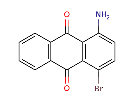 Molecular Structure of 81-62-9 (1-Amino-4-bromo anthraquinone)