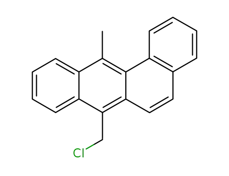 Molecular Structure of 13345-62-5 (7-chloromethyl-12-methylbenz(a)anthracene)