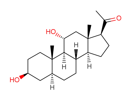 3β,11α-Dihydroxy-5α-pregnan-20-one