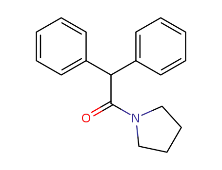 Molecular Structure of 60678-46-8 (2,2-diphenyl-1-pyrrolidin-1-ylethanone)