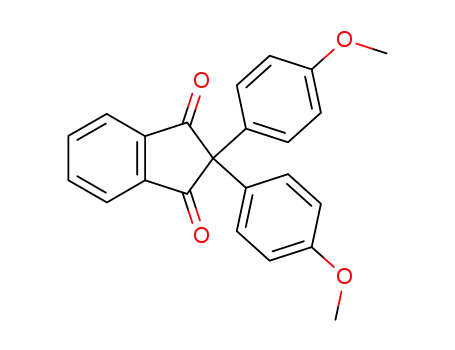1H-Indene-1,3(2H)-dione, 2,2-bis(4-methoxyphenyl)-