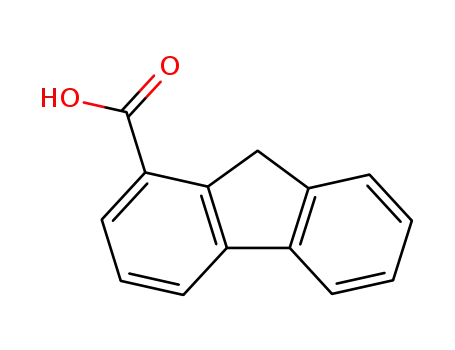 Molecular Structure of 6276-03-5 (1-FLUORENECARBOXYLIC ACID)