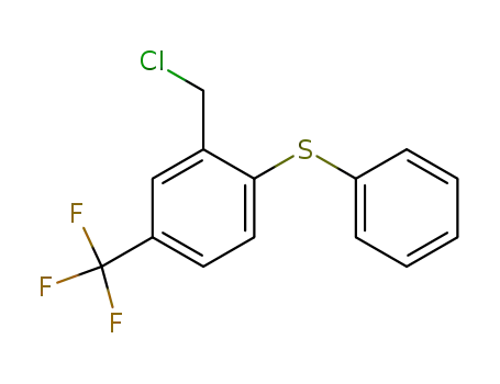 Benzene, 2-(chloromethyl)-1-(phenylthio)-4-(trifluoromethyl)-