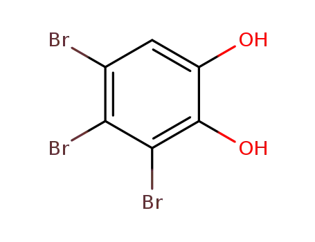 Molecular Structure of 2747-17-3 (1,2-Benzenediol, 3,4,5-tribromo-)